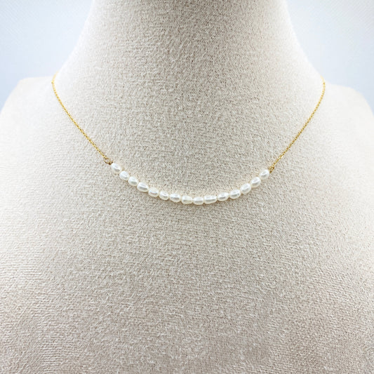 Smiling Face Freshwater Pearl Necklace